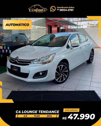 CITROËN C4 LOUNGE 2.0 MPFI TENDANCE 16V FLEX 4P AUTOMÁTICO